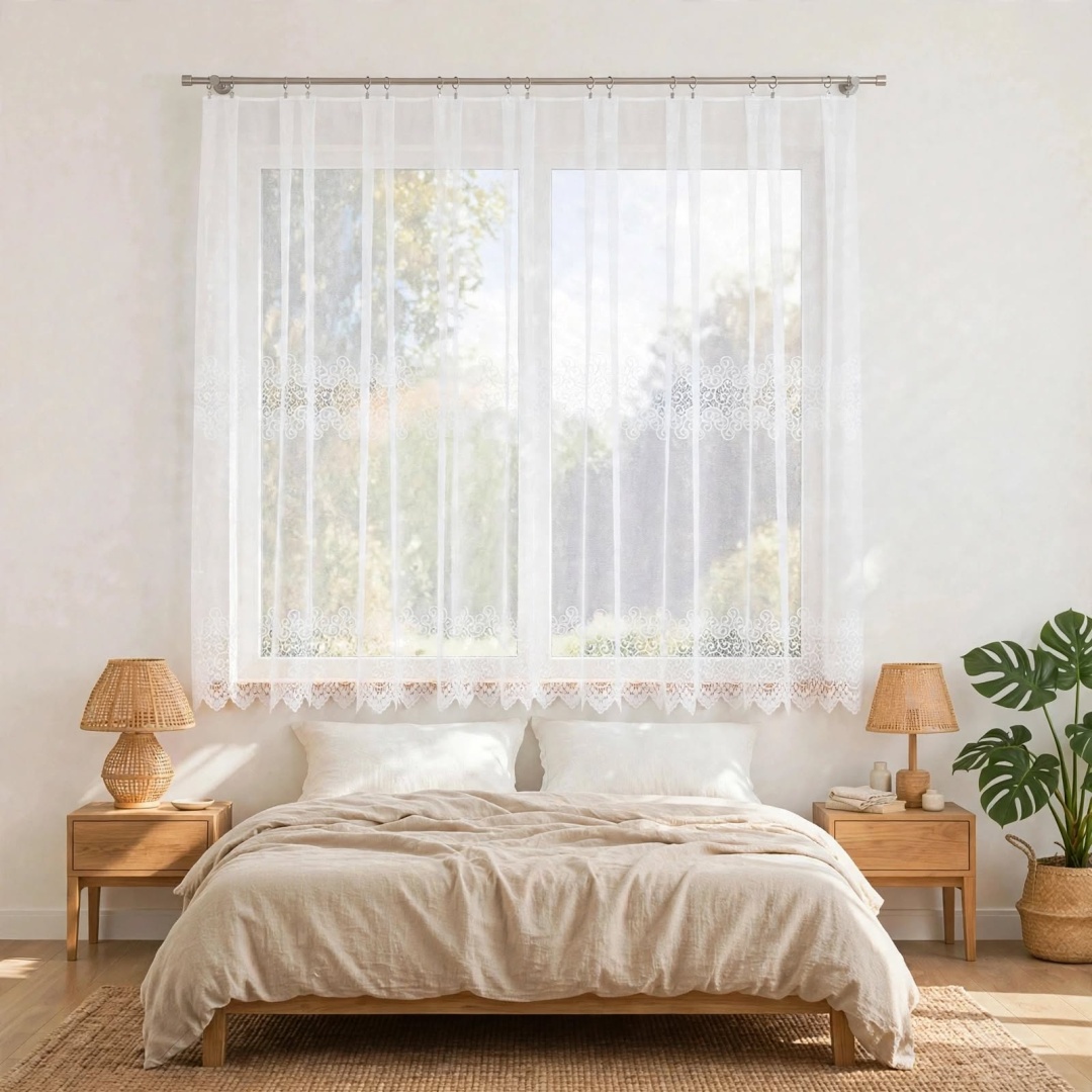 Firanka 001539 sypialnia